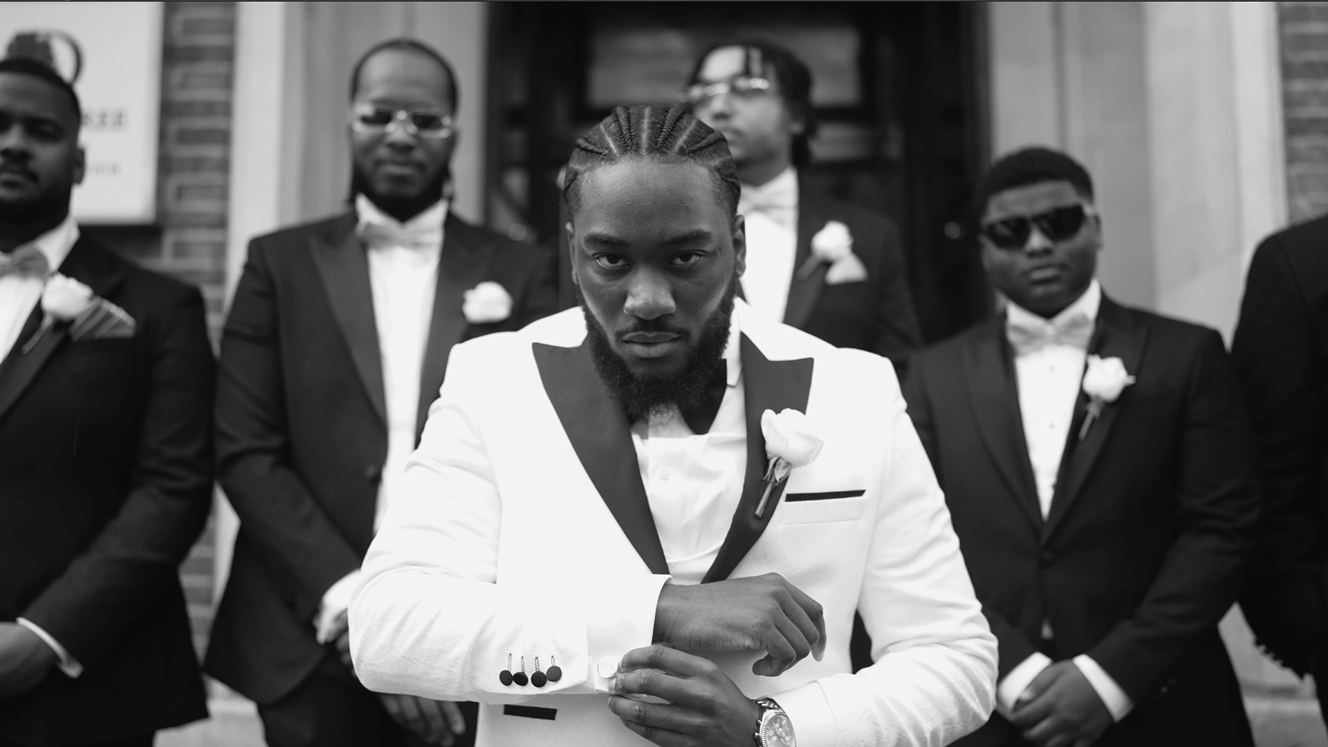 Groom and groomsmen